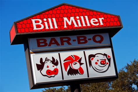 Bill miller bar b q - thursday: 6:00 AM - 8:00 PM. friday: 6:00 AM - 8:00 PM. saturday: 6:00 AM - 8:00 PM. sunday: 6:00 AM - 8:00 PM. Has a drive thru. full breakfast is served. Get Directions. Visit our Bill Miller BBQ restaurant location #16 in Austin, Texas serving famous Texas BBQ.